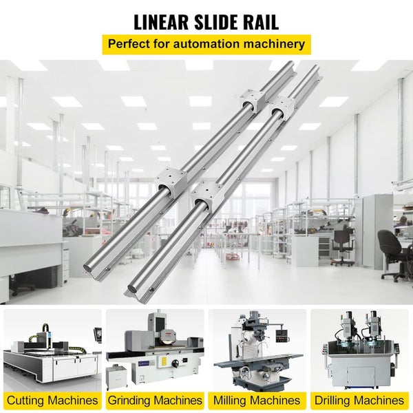 Linear Rail Kit|2*SBR25-1.2M Linear Slide Guide Rail with 4SBR25UU Bearing Block Carousel 1