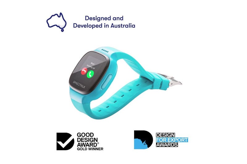 SPACETALK Kids Smartwatch with Phone and GPS (Teal) Carousel 1