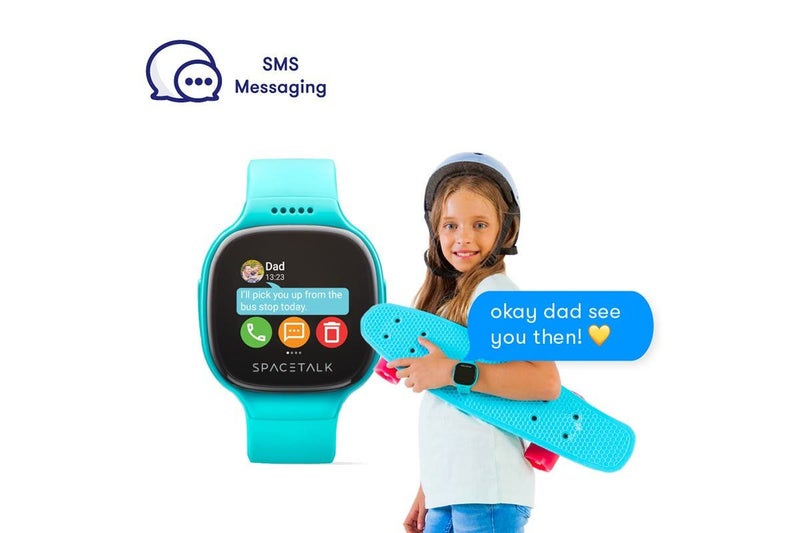 SPACETALK Kids Smartwatch with Phone and GPS (Teal) Carousel 2
