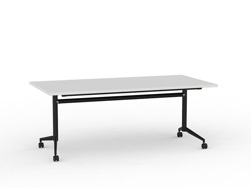 Knight's Team Flip Table 1800mm x 900mm, Rectangle, Black Frame (Choice of Wo... Carousel 1