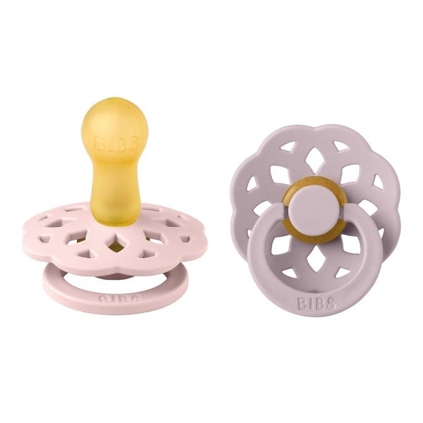 BIBS Boheme Pacifiers (2pk) - BLOSSOM/DUSKY LILAC SIZE 2 Carousel 2