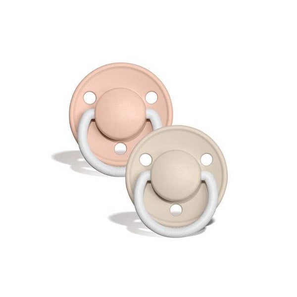 Bibs De Lux, Night Glow (2pk) Blush/Vanilla Carousel 1