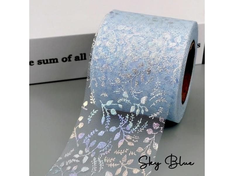6cm 25yards Tulle Rolls For DIY Hair Clip Bow Bouquet Cake Topper Carousel 1