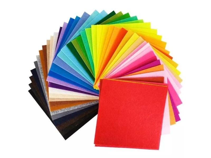 10 40Pcs Nonwoven Felt Fabric Patchwork Cloth Bundle For Kids Crafts DIY Carousel 2