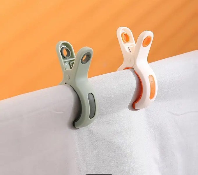 3pcs Windproof Durable Plastic Clothes Clips, Quilt & Bedding Clip, Traceless Carousel 2