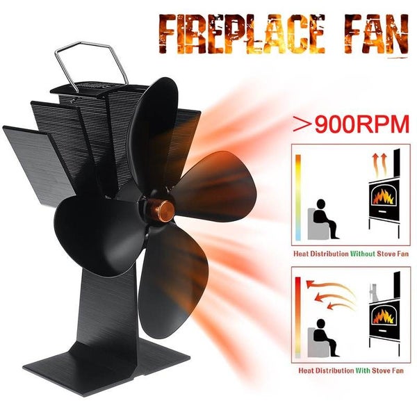 New Heat Powered Stove Fireplace Fan on Afterpay Carousel 1