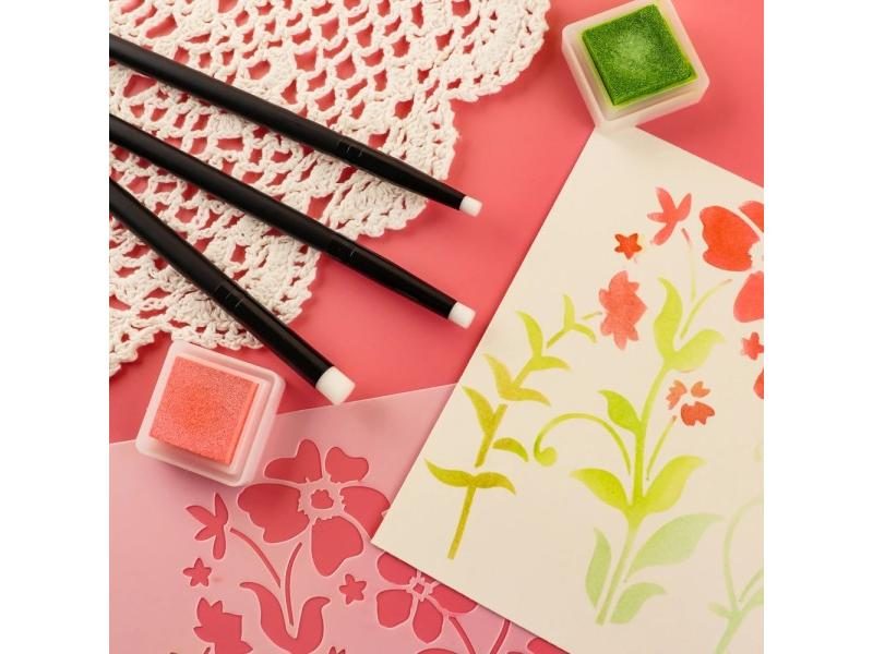 Flat /Angled Detailed Blending Brushes Large Small Smooth Blending Brushes Ink64180686115843112