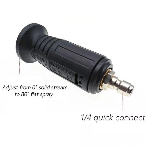 Water Blaster Nozzle 1/4" Quick Connect Attachment / High Pressure Nozzle Carousel 2