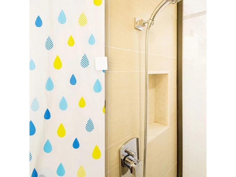 2Pcs Set Shower Curtain Clips Toilet Curtain Rings Anti Splash Bathroom Carousel 1