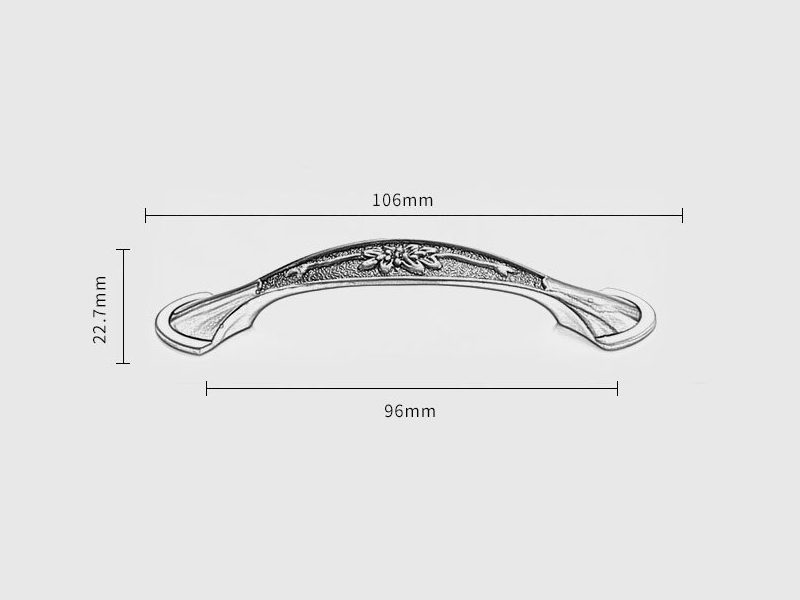 Handle 96mm Carousel 3