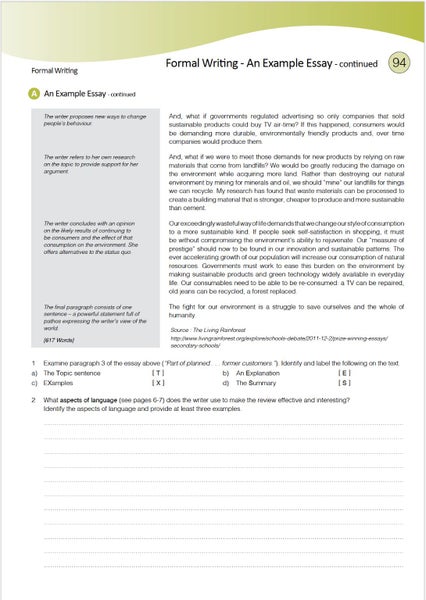 2024 NCEA Level 1 English, AS1.3 Writing - Creative and Formal Carousel 9