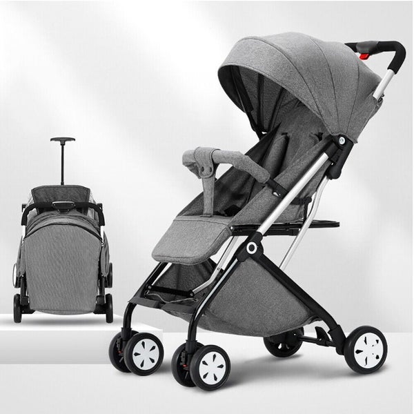 Baby Pram Double Travel Stroller Kids Toddler Foldable Pushchair Carry on Plane Carousel 1