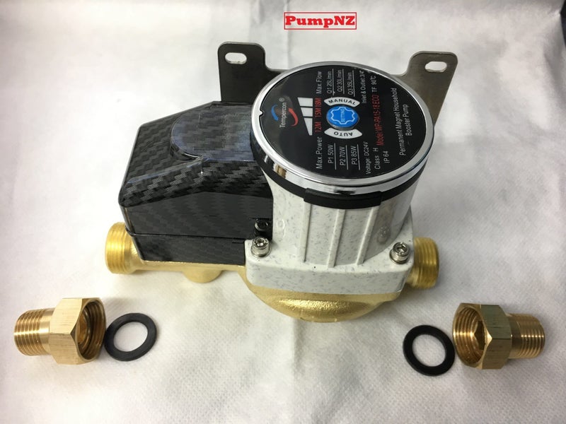 Hot Deal - Automatic Mains Pressure Hot Water Booster Pump WP-PA15-18 quiet Carousel 1