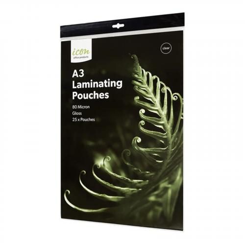 Okin Laminating Pouches A3 Gloss 80mic - 25 Pack [LAMA325] Carousel 1