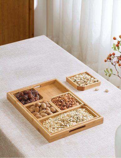 Bamboo Tray with Handle New Carousel 4