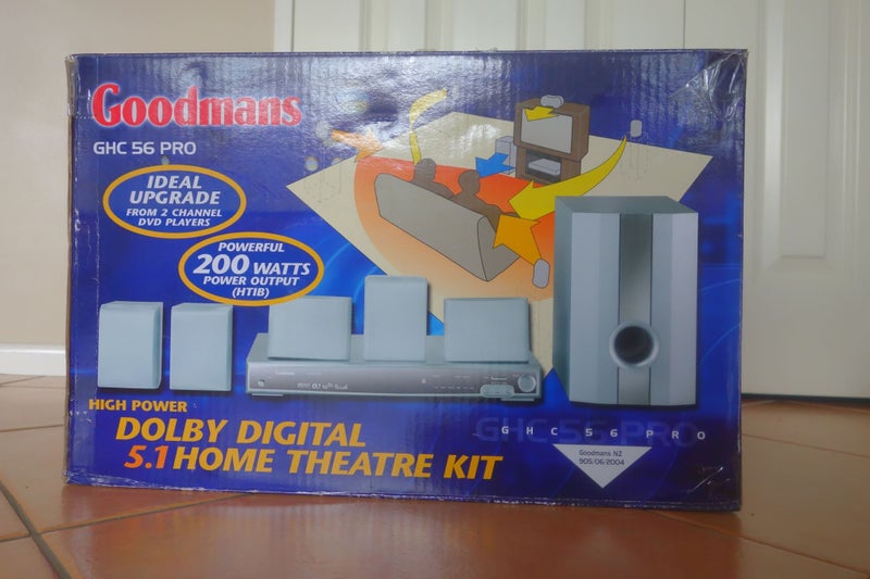GOODMANS Surround Sound Speaker System NEW in BOX GHC56 PRO Carousel 1