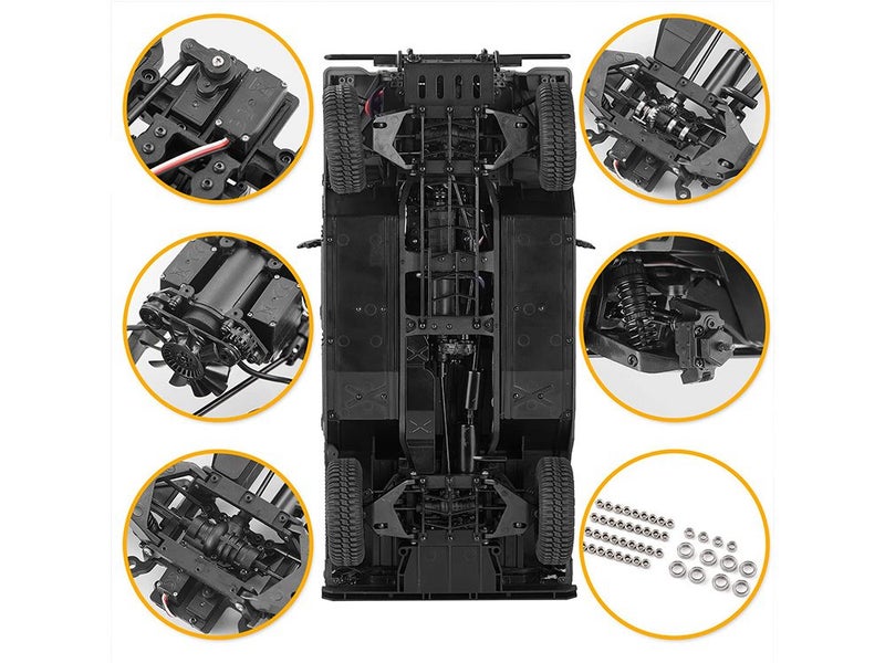 Excellent 1/12 Scale RC: Remote Differential Lock, Fun Driving! Carousel 6