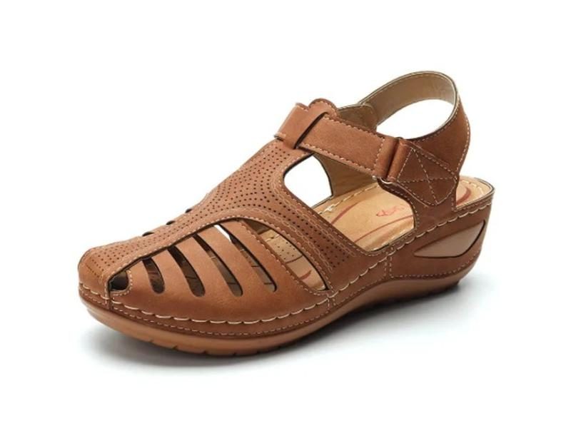 Women Summer Sandals Bohemian Gladiator Heels Elegant Wedges Carousel 1