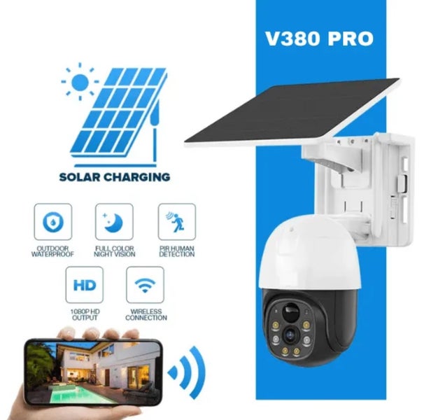 4pcs Solar Battery wifi Security Cameras Wireless Outdoor ** NZ Stock ** Carousel 2