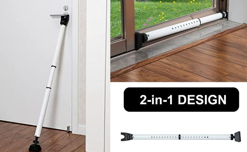 Door Security Bar Sliding Patio Bar Stoppers 1 Pack Carousel 2