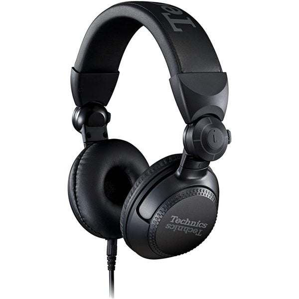 Technics EAH-DJ1200EK Wired Professional DJ Headphones - Black 270 Degree Swivel Carousel 2