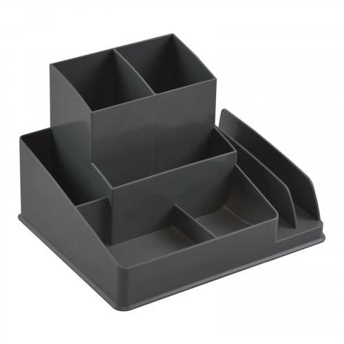 Italplast Desk Organiser - Space Grey [I35SGY] Carousel 1