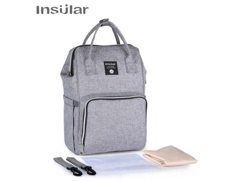 Mummy Nappy Diaper Bag Baby Travel Nursing Backpack Carousel 1