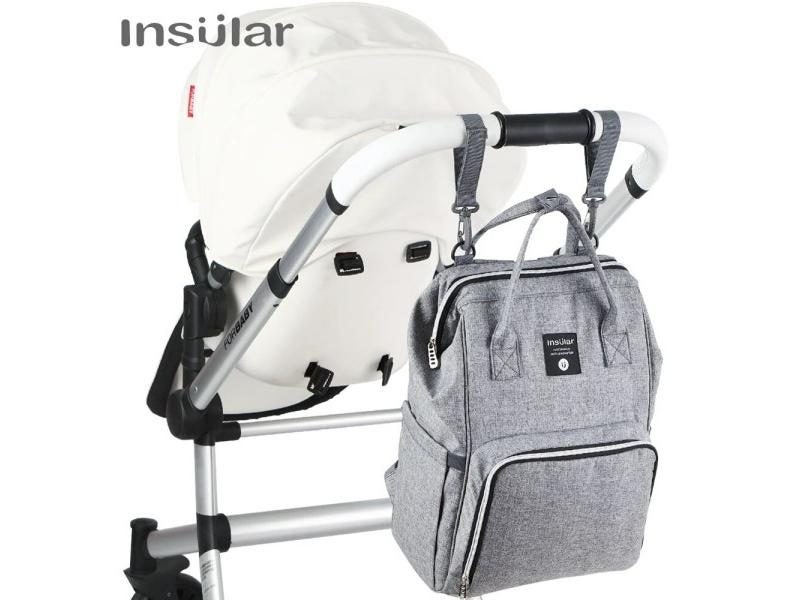 Mummy Nappy Diaper Bag Baby Travel Nursing Backpack Carousel 2