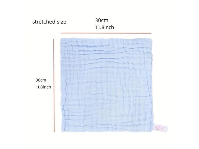 Baby Muslin Washcloths Soft Newborn Face Towel For Sensitive Skin - Baby Carousel 1