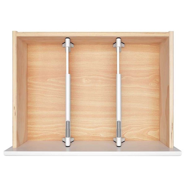 OXO Expandable Dresser Drawer Divider White Set 2pce Carousel 2