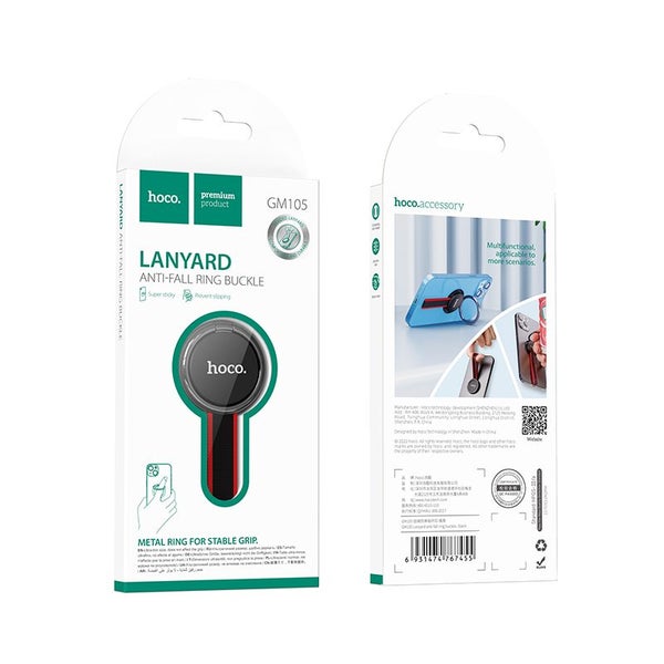 Mobile Phone Ring Lanyard Buckle with Finger Grip Holder Bracket Carousel 9