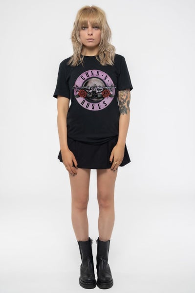 Guns N' Roses Classic Logo Womens Skinny Fit T Shirt Carousel 4
