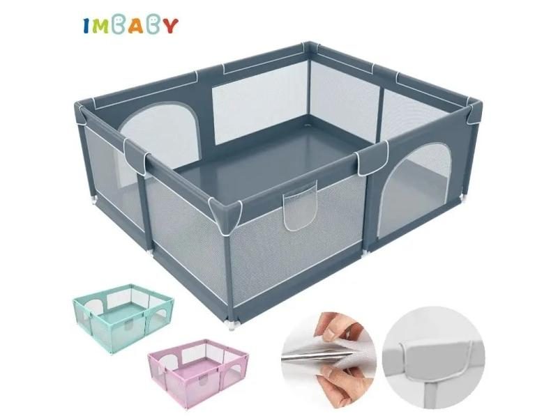 IMBABY 150 * 180CM Size With Foam Large Cchildren's Fence Baby Safety Fence Carousel 1