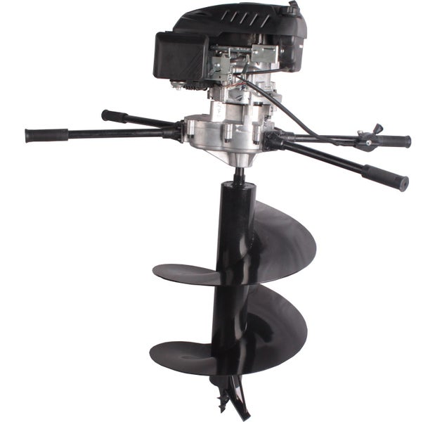 4 stroke post hole borer 173CC with 200mm +300mm+350mm auger +50cm extension Carousel 2