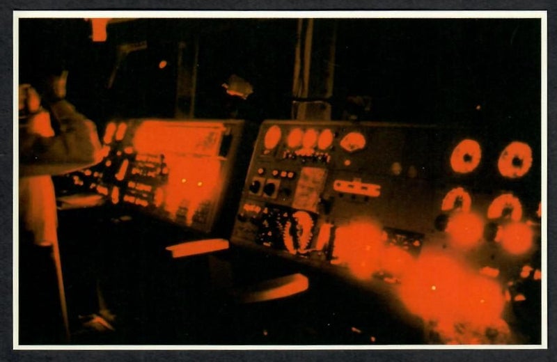 FALKLANDS WAR HMS Invinsible The bridge at night Coloured Postcard -44116 Carousel 1