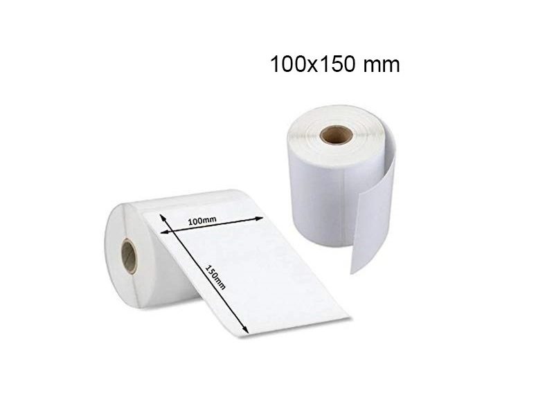 12 Rolls Premium 100x150mm Direct-thermal labels 350pcs/roll Self Adhesive Label Carousel 5