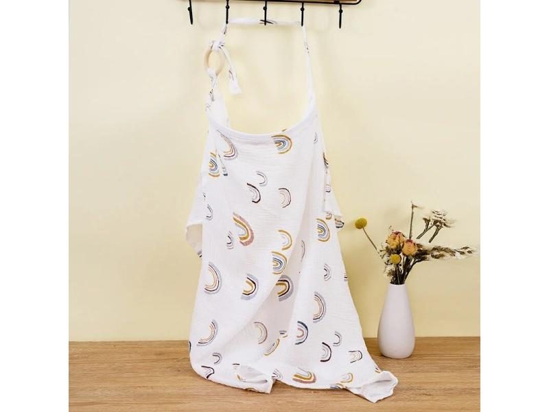 Mother Outing Breastfeeding Cover Cotton Baby Feeding Nursing Covers Adjustable Carousel 2
