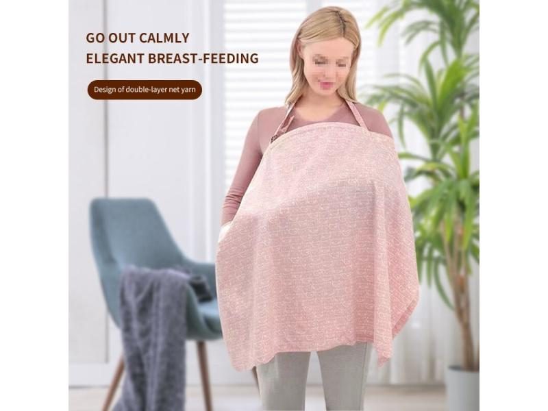 1 PCS Outdoor Nursing Towel Antilight Masking Coat Summer Breathable Thin Cape Carousel 2
