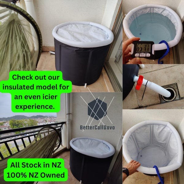 Ice Bath - Single Layer - Inflatable - Free Standing - 75 x 75cm - lid & cover image 6