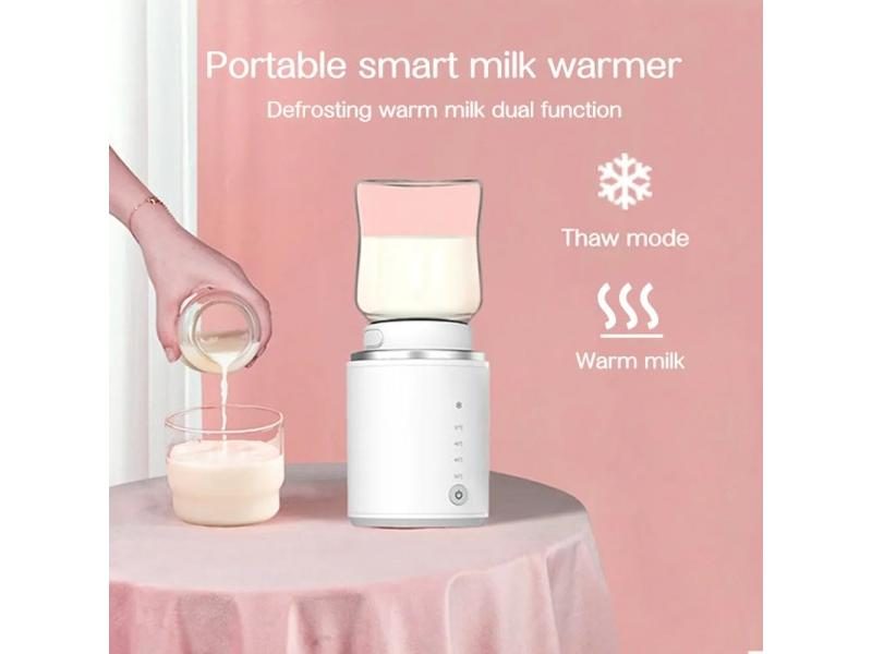 Portable Baby Milk Bottle Warmer Wireless Milk Heater Defrosting Heating Dual Carousel 2
