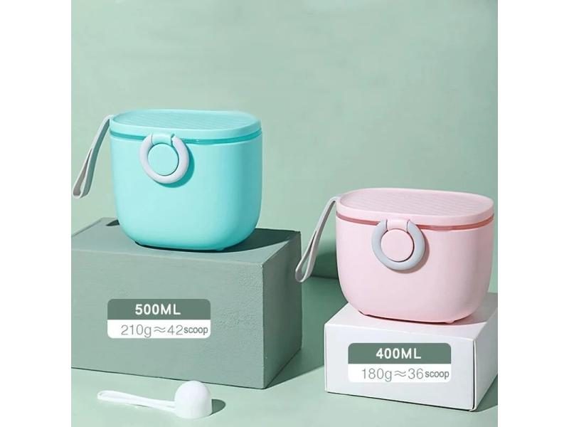 Baby Milk Powder Box 400/500ML Portable Infant Food Storage Case Carousel 1