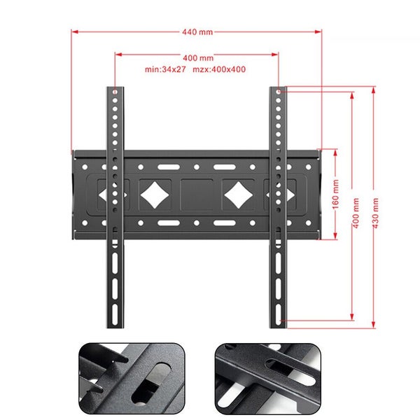 TV Wall Mount Bracket Fixed 26-65“ Carousel 7