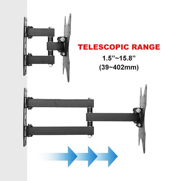 Full Motion TV Wall Mount Bracket Swivel Tilt Carousel 5