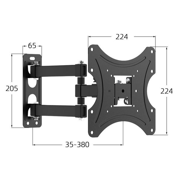 New Full Motion TV Wall Mount Bracket Swivel Tilt Carousel 2