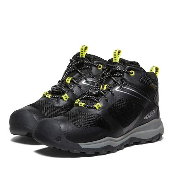 Keen Youths Wanduro Mid Waterproof Boot Black (sizes 1- 7) Carousel 1