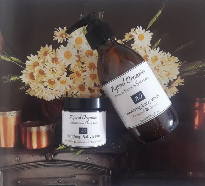 Organic Soothing BABY WASH & BABY BALM Bundle Carousel 1
