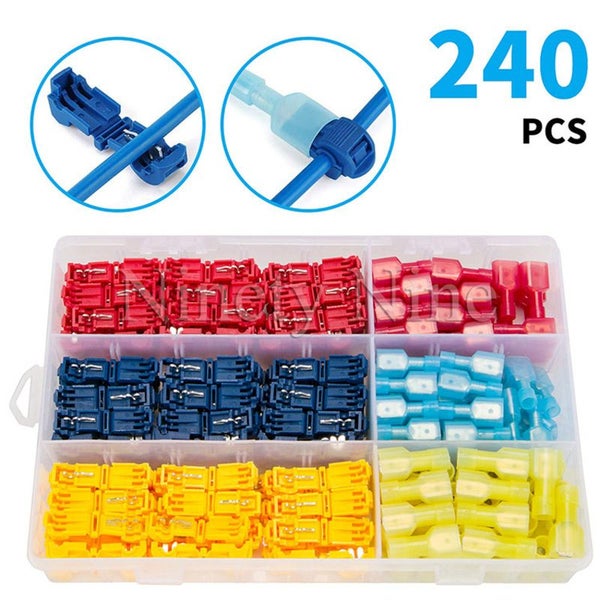 240pcs T-Tap Wire Connectors Kit i2624MZ0 Carousel 10
