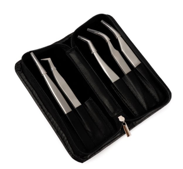 ForeverLily 5-Piece Eyelash Tweezers Kit Carousel 2