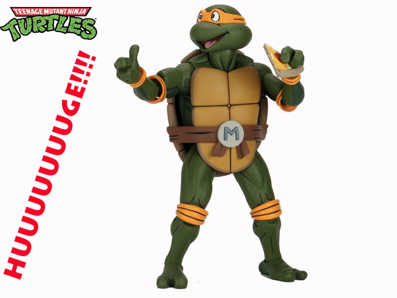 WOW! Teenage Mutant Ninja Turtles (1987) Michelangelo 1/4 Scale Figure! HUGE!!! Carousel 5