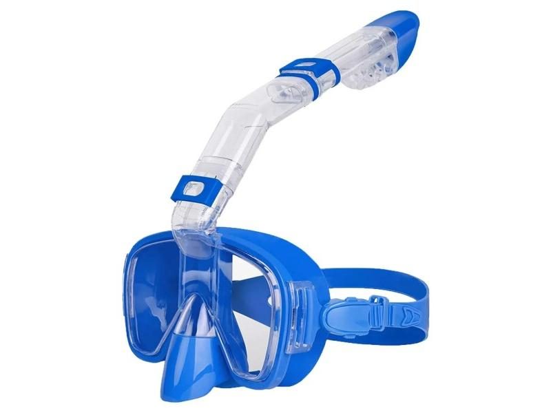 Diving Masks Foldable Anti-Fog Snorkel Mask Set With Full Dry Top System For Carousel 1